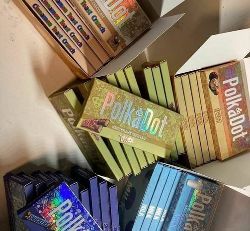 Polkadot Chocolate Bars for sale
