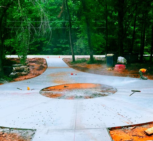 Concrete contractor driveway ga