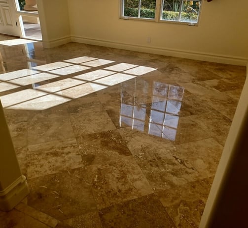 Dubai villa - marble finish