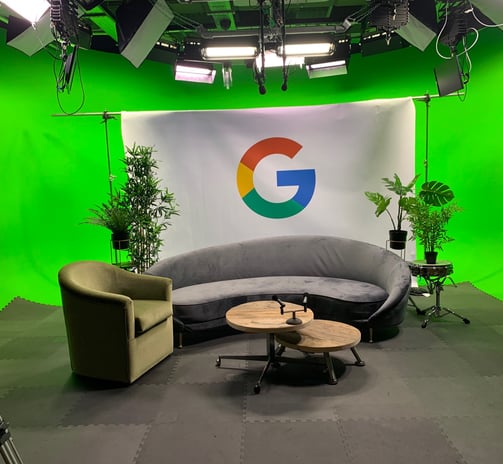 Google ste in Greenscreen Studio