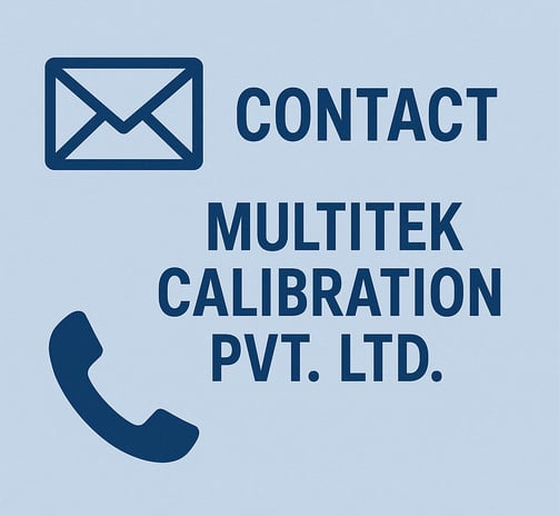 Contact to Multitek Calibration Pvt Ltd team