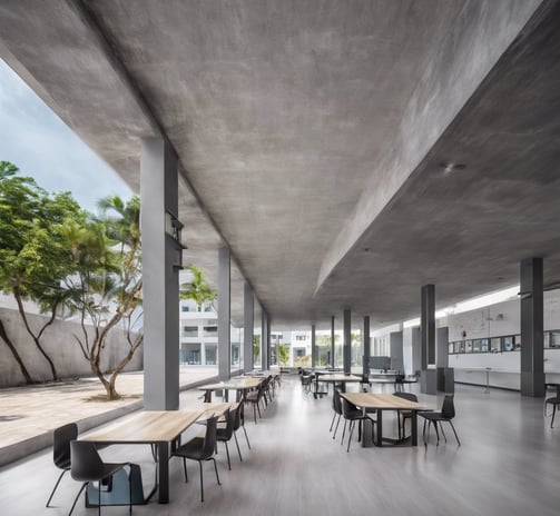 gray concrete wall inside building