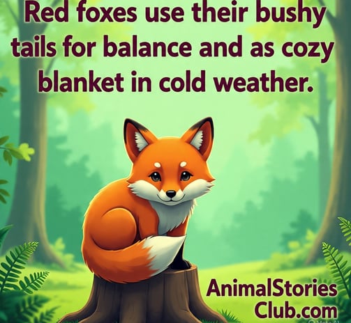 a red fox sitting on a tree stump stump