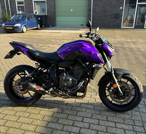 Yamaha mt07 motor wrappen prijs