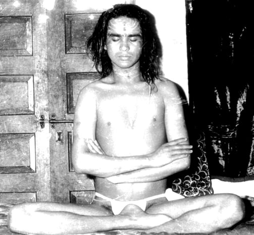Shri Babaji medita