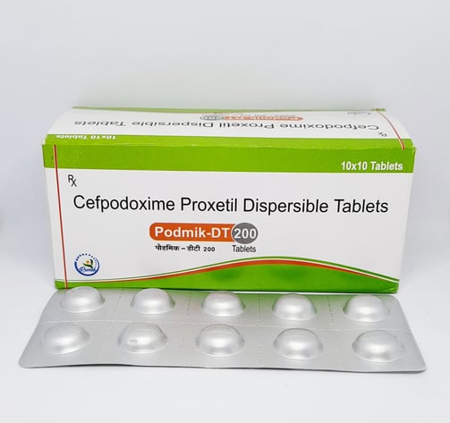 Podmik-DT 20 | Cefpodoxime 200mg Dispersible Tablet