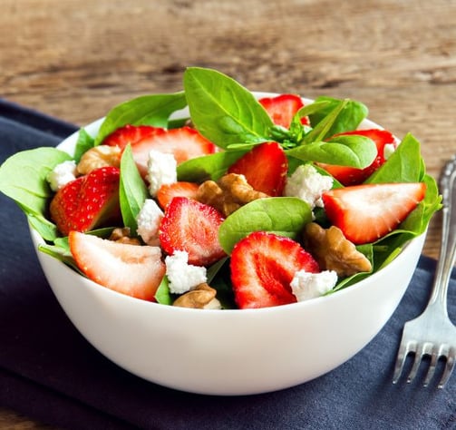 Strawberry Spinach Salad