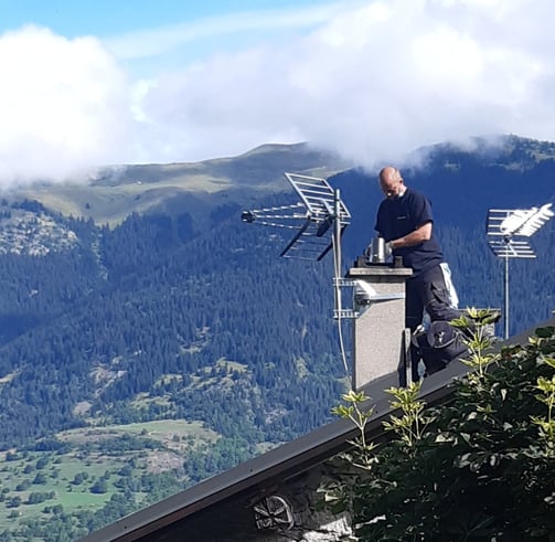 ramonage par le toît
