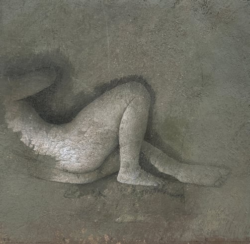 Takayoshi Sakabe creates powerful, emotion-driven artwork with unique techniques.