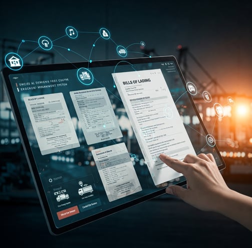 Centralizing Bills of Lading and Freight Receipts for Quick Retrieval
