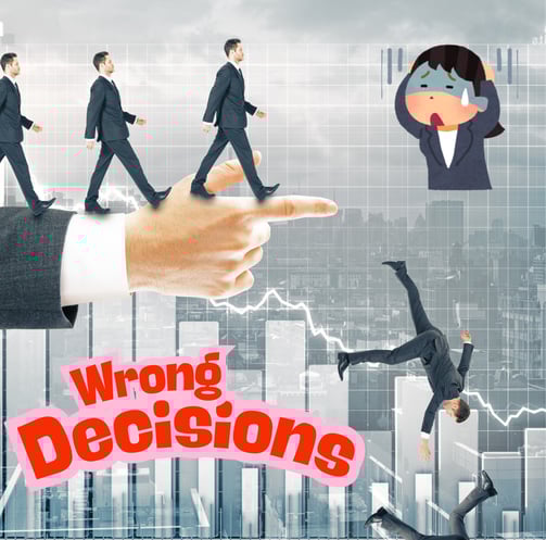 startup failure reason wrong decisions