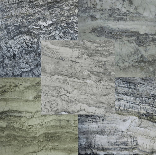 Silver Travertine Slabs
