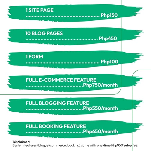 modular website hosting pricing