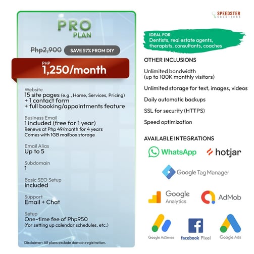 website for professionals