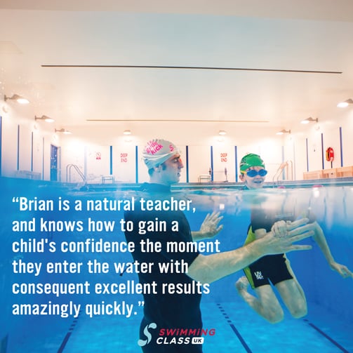 brian swimming class uk