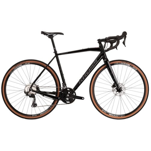 foto raffigurante una gravel bike nera