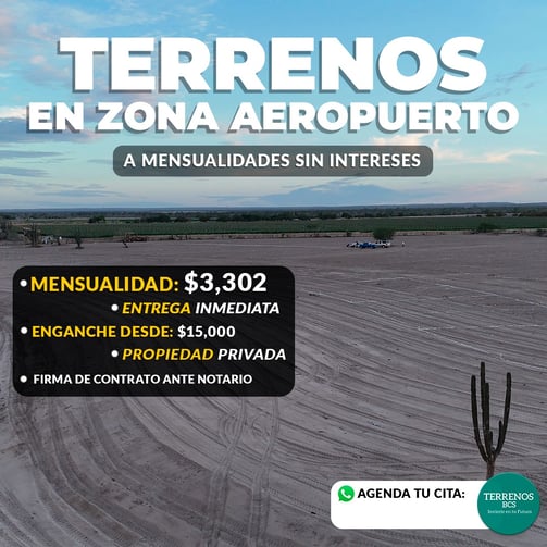 venta de lotes, terrenos en la paz, cerca del aeropuerto, inversion, a meses