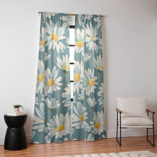 Classic Daisy Charm Curtain BY Fresh Wave Lab