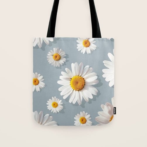 Daisy Daze Tote Bag by Fresh Wave lab