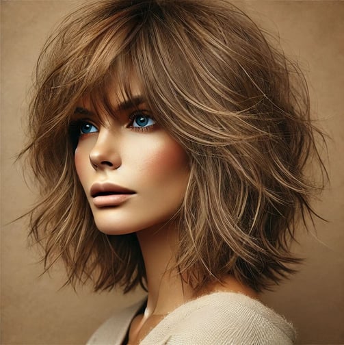 corte Shaggy Hair