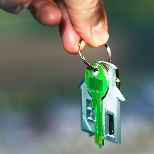 keys for a new home after moving cleaning service