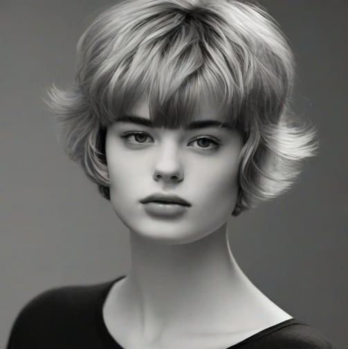 Cabelos Deslumbrantes: Franja Bardot em Tons Naturais