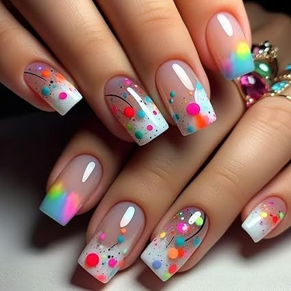 Uñas francesas degradadas