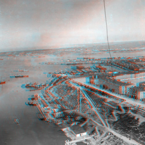 3D anaglyph of Sevaspotol in 1901