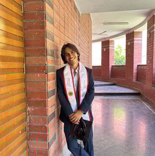 amandeep sharma graduation picture