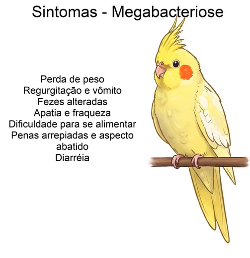 sintomas megabacteriose
