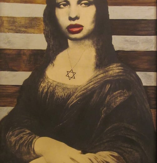obra MONA LOU do artista RUBENS GERCHMAN