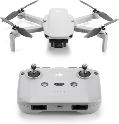 a dji - drone with a controller and controller