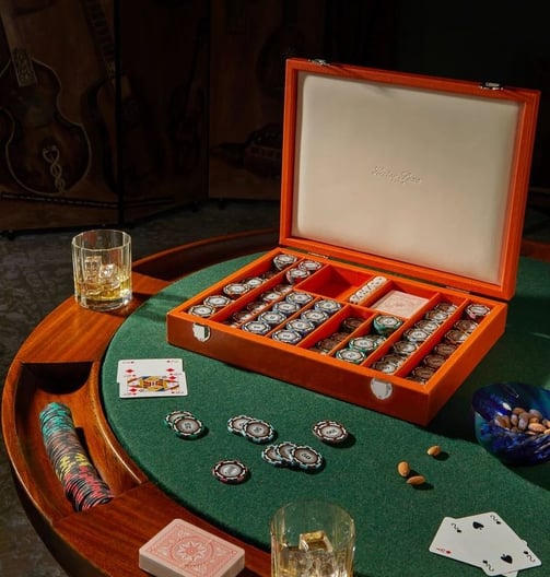 A poker set