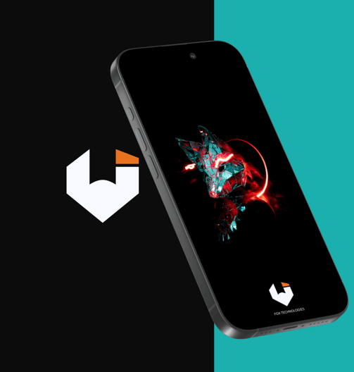 fox technologies logo mockup