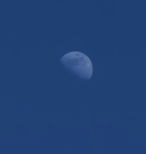 Picture of a Lunar Eclipse at dusk