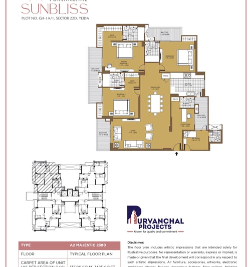 Modern Architecture: The design reflects the latest trends in real estate, combining aesthetics with
