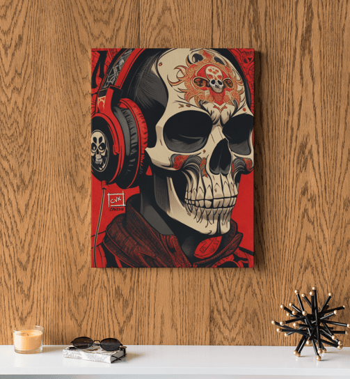 Decoração de sala de estar com ilustração de tatuagem: Transformando espaços em expressões artística