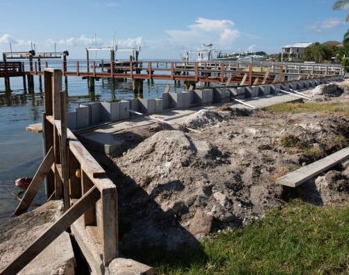 seawall construction