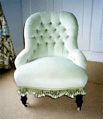 Iron Frame Nursing Chair