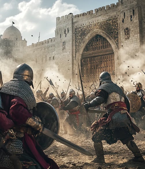 Battle at the City Gates: Aleppo’s stone gates are under siege