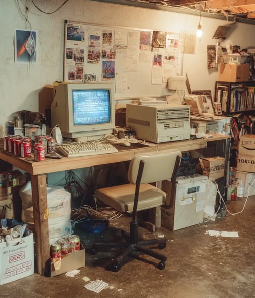 Bellevue Garage, Washington, July 5th 1994: Founding Moment