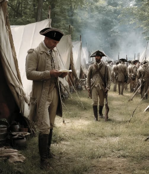 Cambridge Camp, July 10 1775: Issuing the Directive
