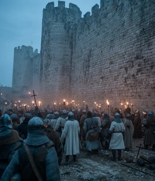 March of the Starving: Crusaders Circle Jerusalem