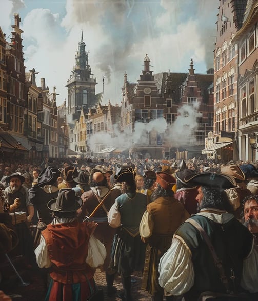 Haarlem Market Square, 1690