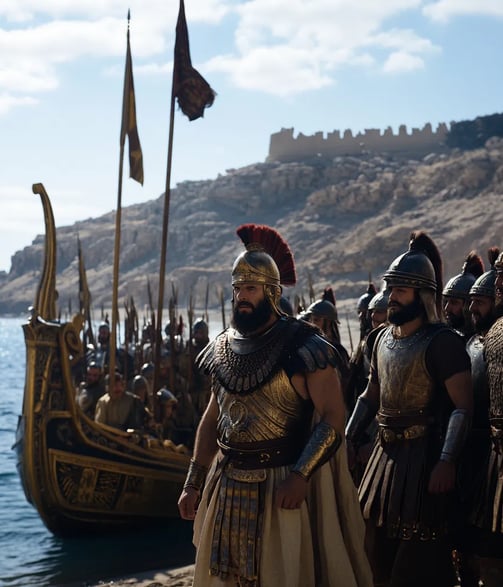the_Egyptian_coastline_in_48_BC_with_Pompey