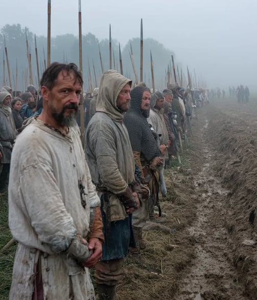 Kortrijk Fields, Flanders, July 11, 1302: Militia Muster