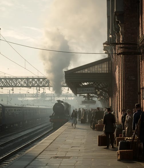 Leicester Station, England, 1841: Organizing the Excursion
