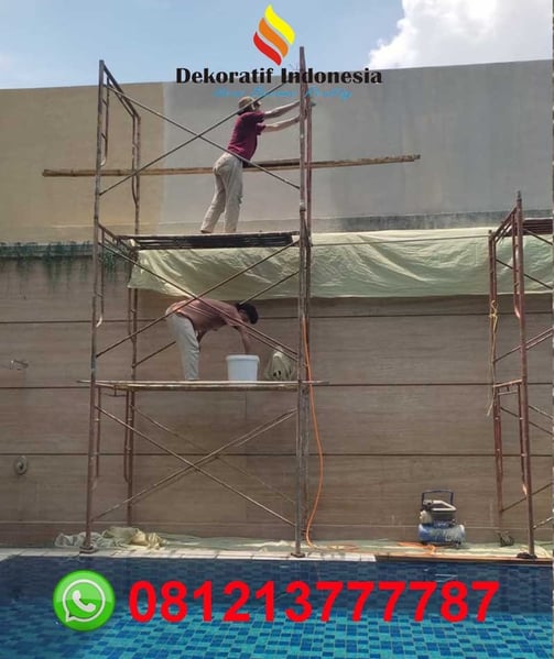 Jasa Pengecatan Tekstur Kolam Renang