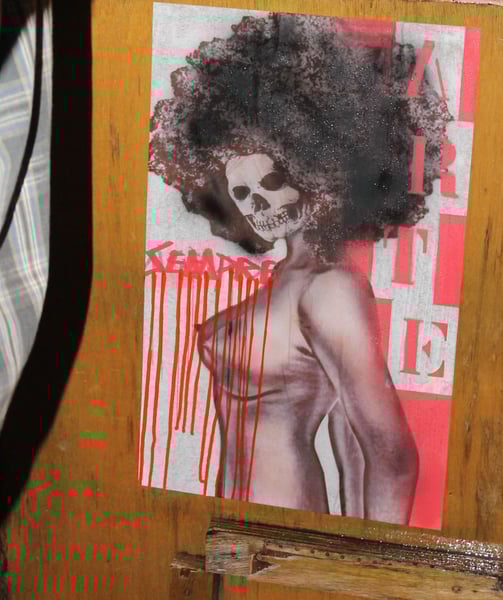 Obra de Arte Urbana em Tinta Acrílica e Spray