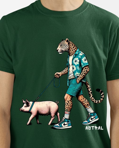 Camiseta da marca de street art, Cavérik Art Club, assinada pelo artista visual Sérgio Astral